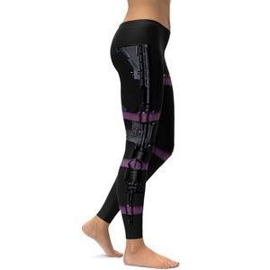 Gearbunch “Guns and Make-up” Carbon Leggings